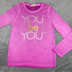 Little Miss Matched top purple dip-dyed YOU be YOU‎ girls size 12